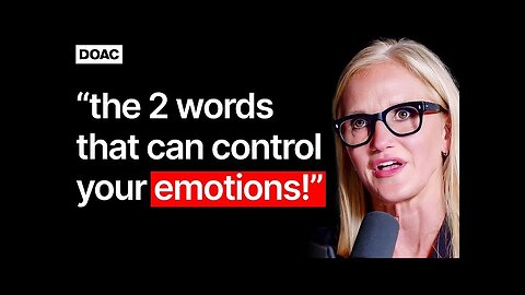 Mel Robbins: "Saying These 2 Words Could Fix Your Anxiety!" (Brand New Trick)