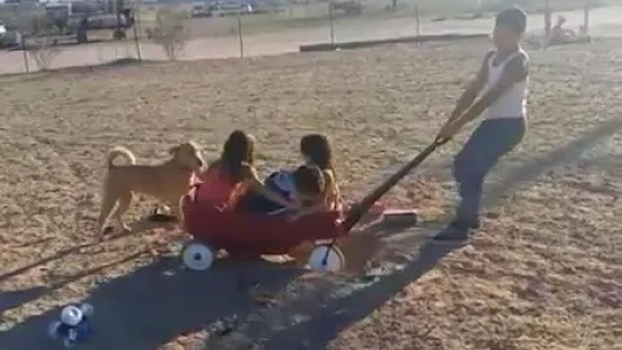 Toby Pulls the Kids into the Hole of Doom!