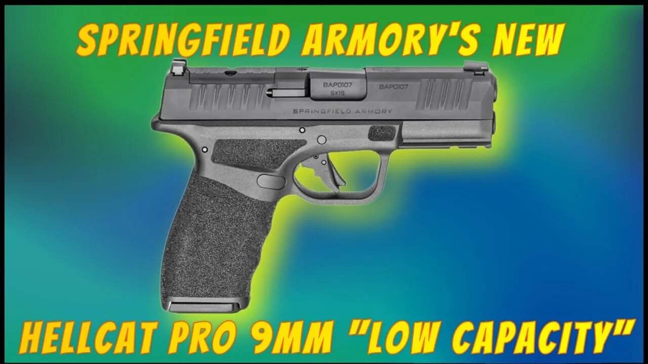 SPRINGFIELD ARMORY NEW HELLCAT PRO 9MM LOW CAPACITY