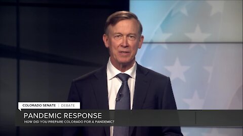 Debate: Hickenlooper on Colorado pandemic response