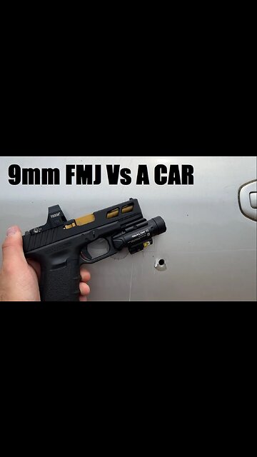 9mm FMJ Vs A Car 🚗