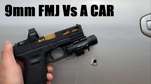 9mm FMJ Vs A Car 🚗