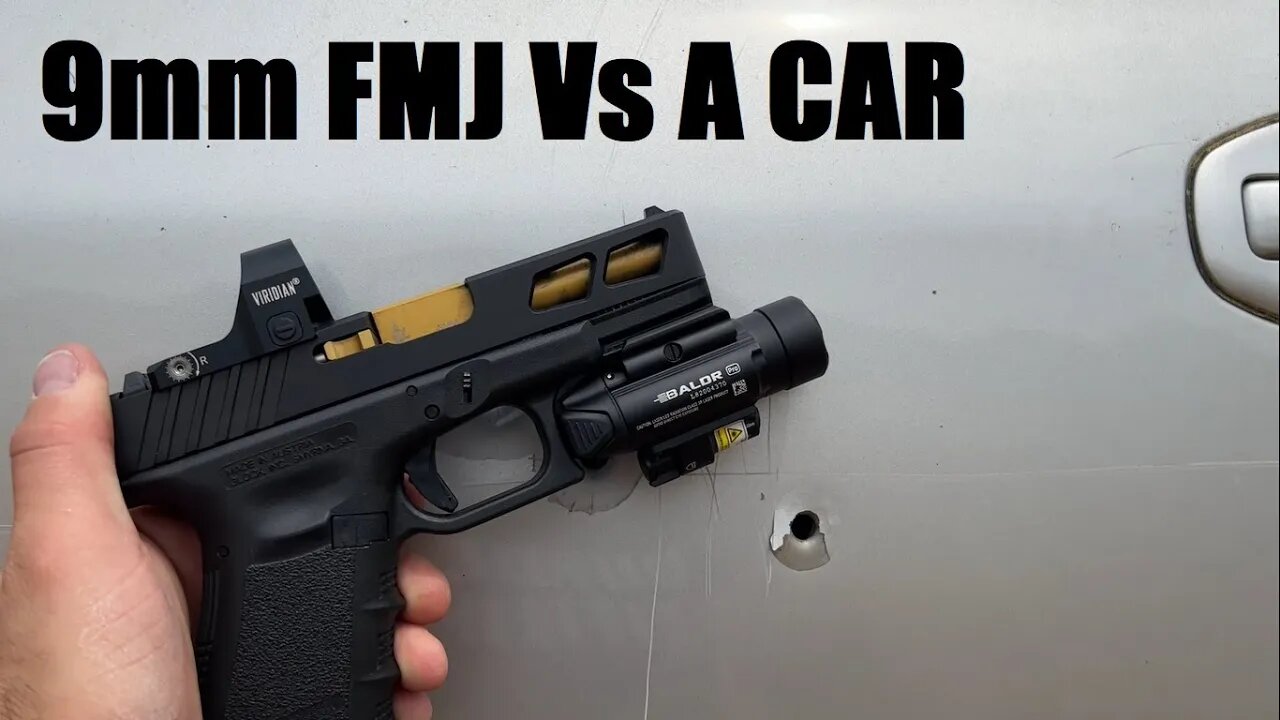 9mm FMJ Vs A Car 🚗