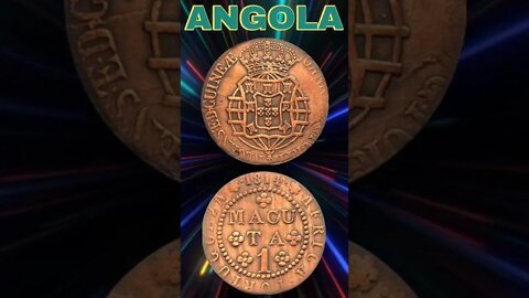 Angola 1 macuta 1814.#shorts #coinnotesz