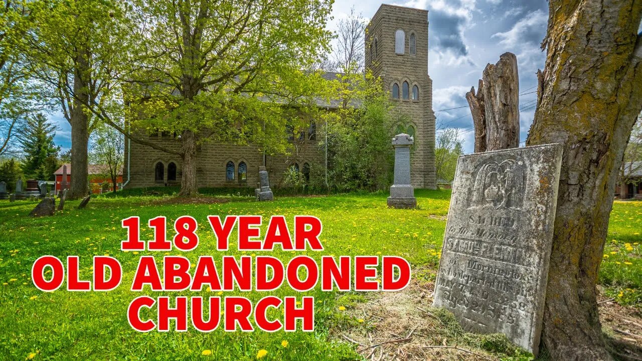 Inside the Ghostly Walls of a 118-Year-Old Abandoned Church & Cemetery