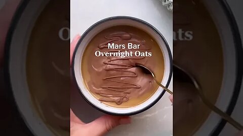 Mars Bar Overnight Oats TikTok cookingwithnoa