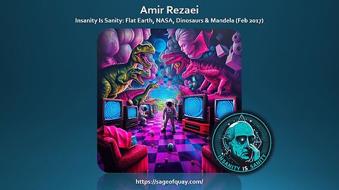 BANNED by YOUTUBE: Amir Rezaei: Flat Earth, NASA, Dinosaurs & Mandela (Feb 2017)