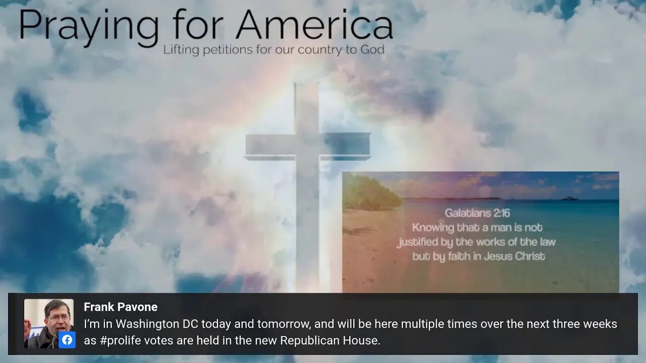 Praying for America. This week we are lifting up our prayers for America and Eachother.