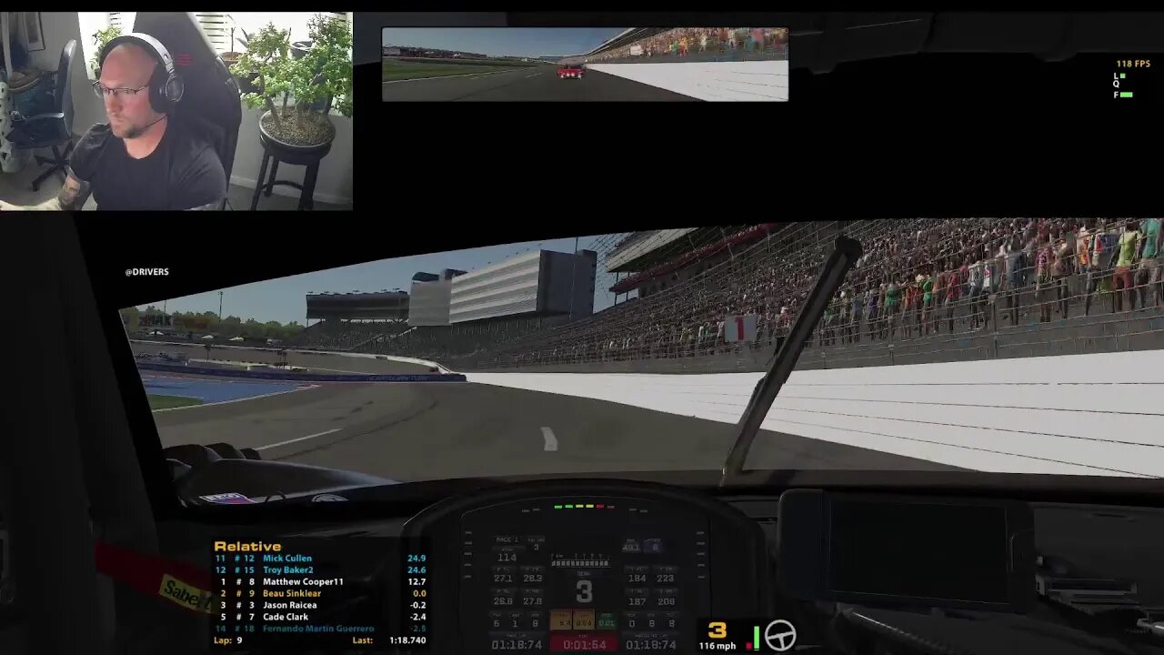 iRacing | Charlotte Roval | Ferrari 296 GT3 | 15 min |Starting P12 again