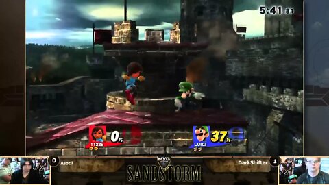 MVG Sandstorm: Singles - Asotil (Mii Fighter) vs. DarkShifter (Luigi)