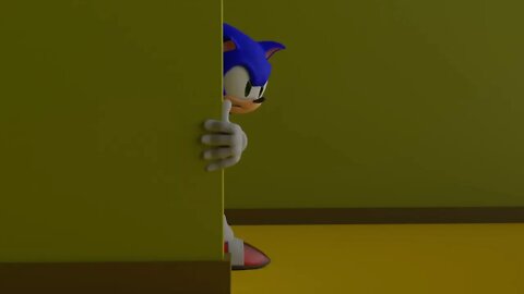 Sonic in the Backrooms