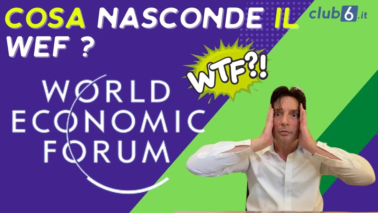 COSA SI NASCONDE DIETRO IL LOGO DEL W.E.F? IL futuro pagati con le criptomonete