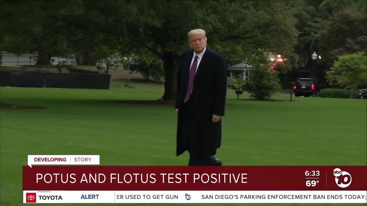 President, First Lady test positive for COVID-19