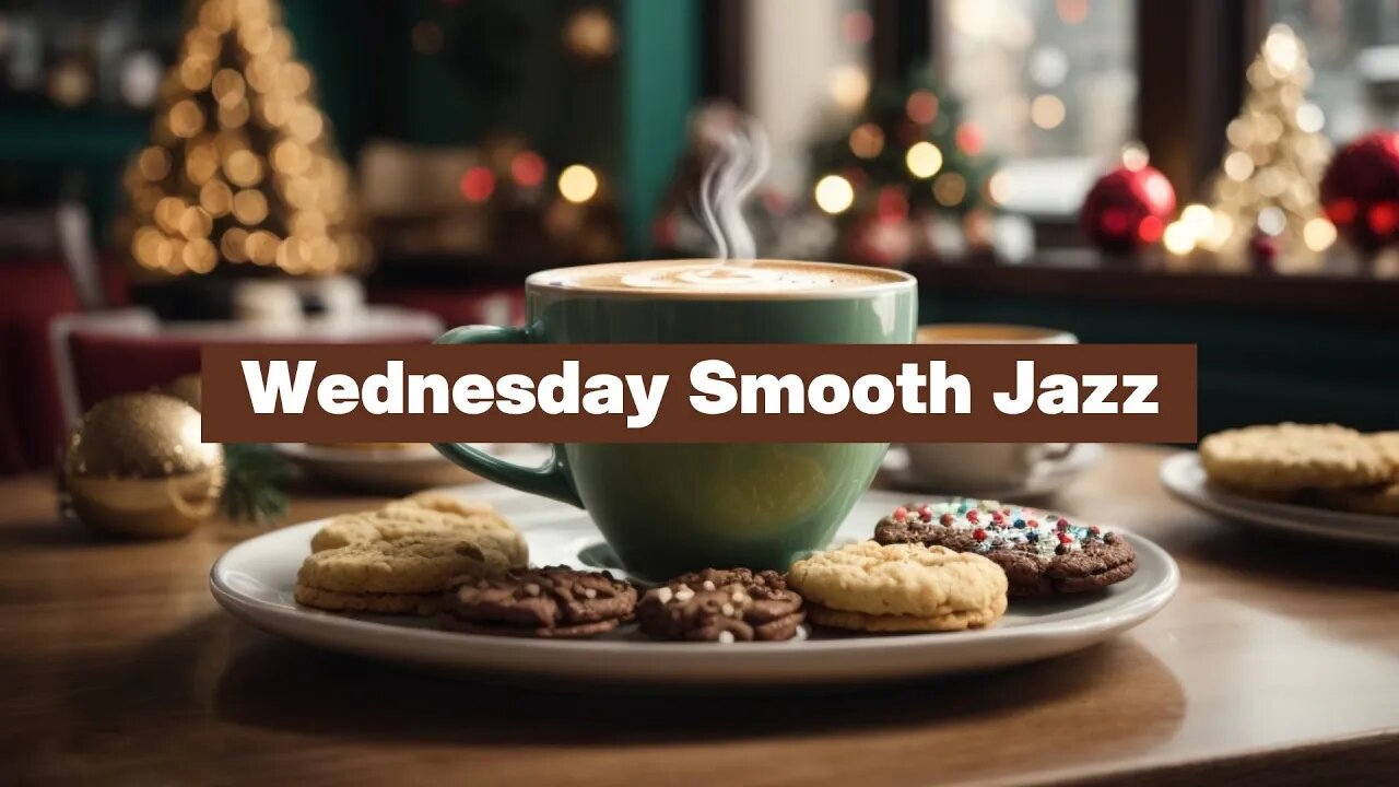 Wednesday Morning Jazz Instrumental Christmas Coffee Shop for Relaxing, Studying and Working