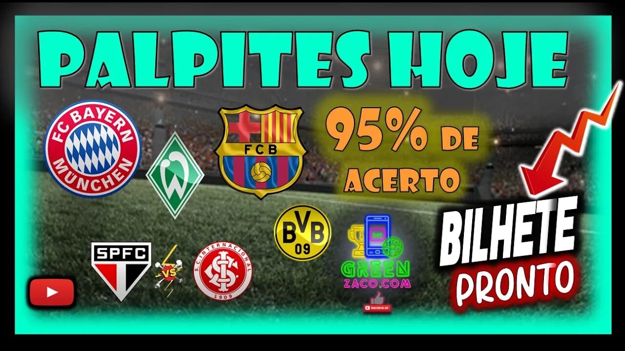 PALPITE FUTEBOL JOGOS DE HOJE 08.11.2022