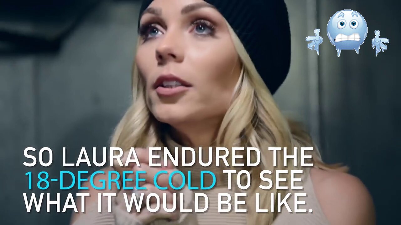 PETA activists | Young women shivering cold | Locked in a Freezer