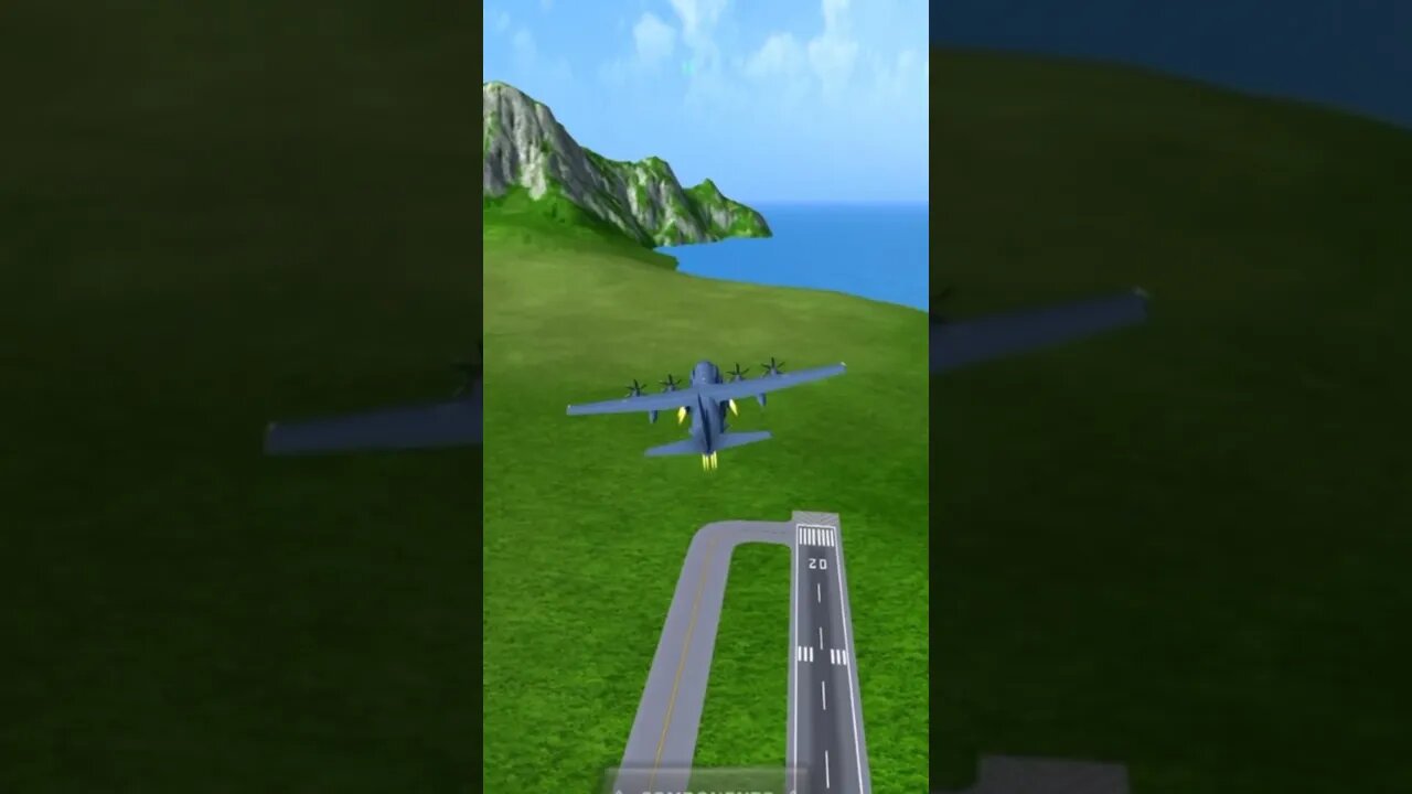 Flying MC-130 with JATO/L | Turboprop Flight Simulator #shorts