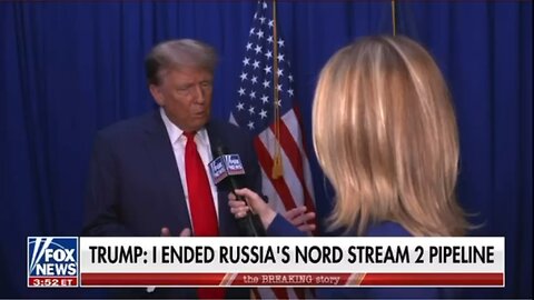 President Trump is giving comms about the “Biden” stepping down out of the race.