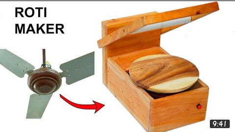how to make roti maker/chapati , puri maker form ceiling fan