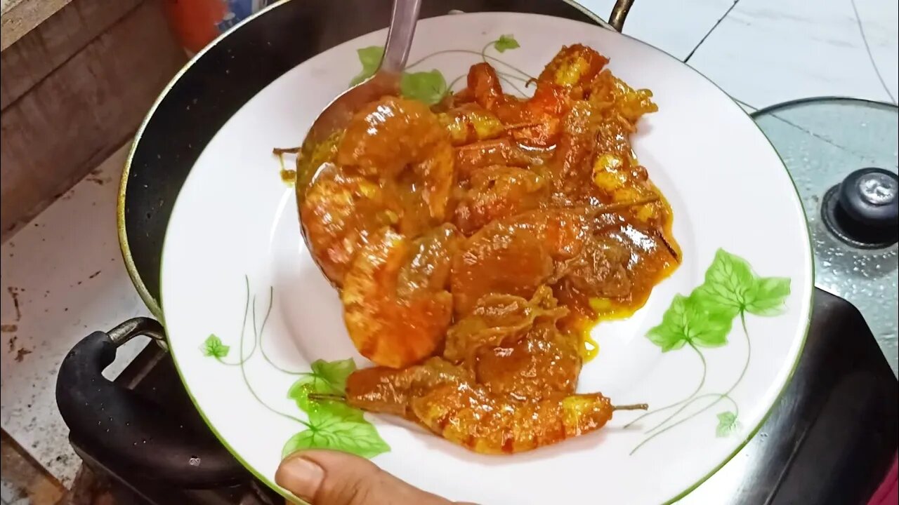 স্পেশাল চিংড়ি মাছ ভুনা | Chingri Mach Vuna Recipe