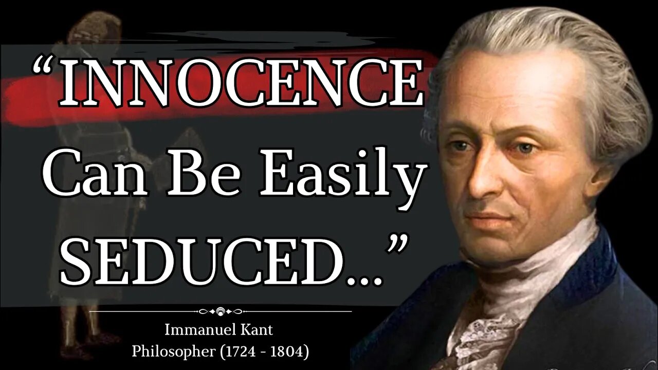 Knowing This Now Will Save You 10 Years! Immanuel Kant Quotes.