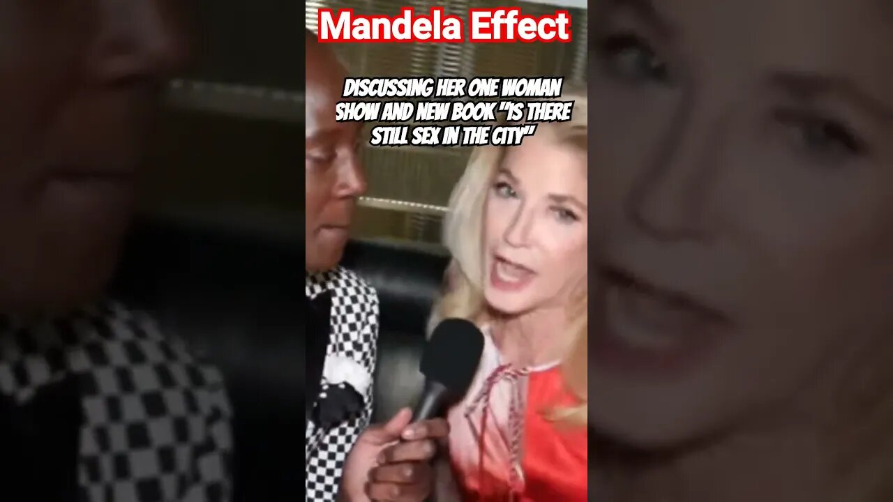 Mandela Effect GOLD Candace Bushnell explains the book & Show title "Is There Still Sex In The City"