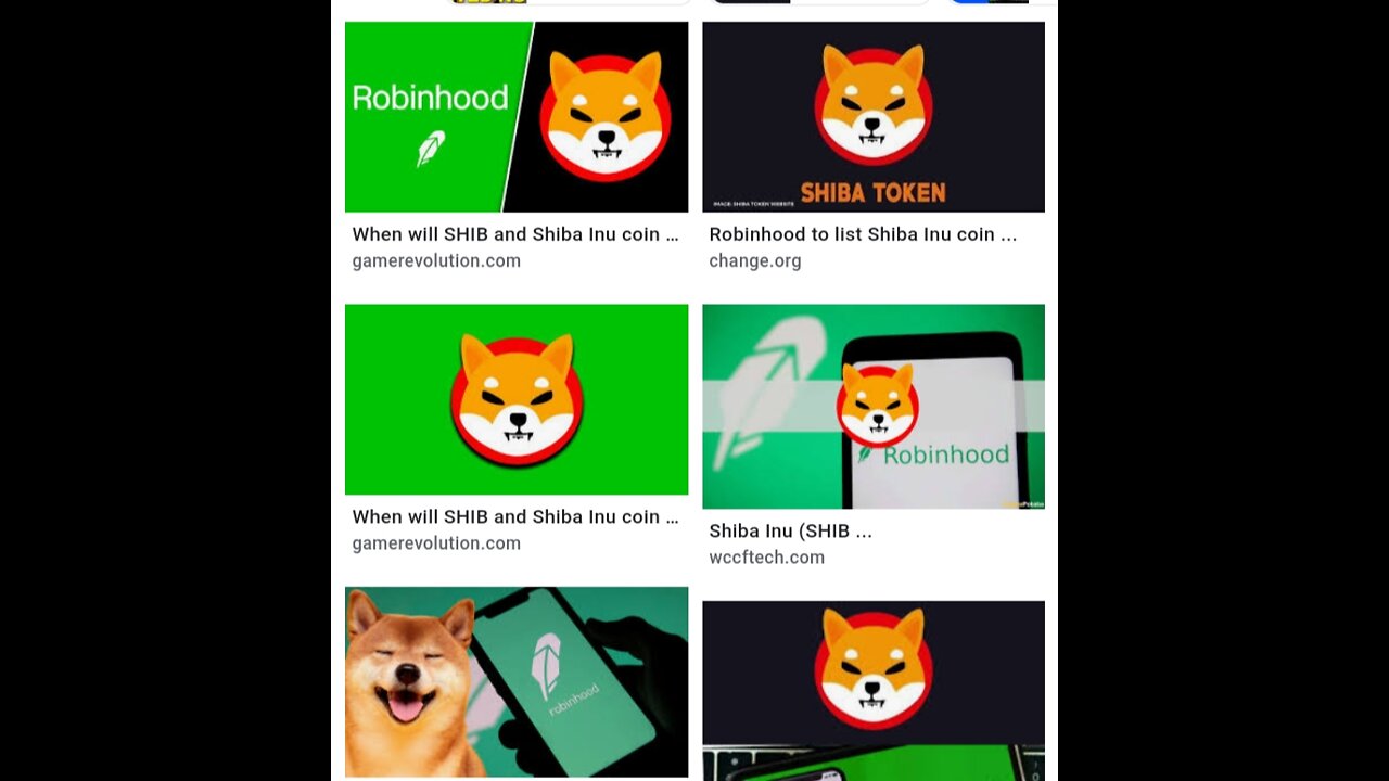 Shiba Inu coin listed on Robinhood