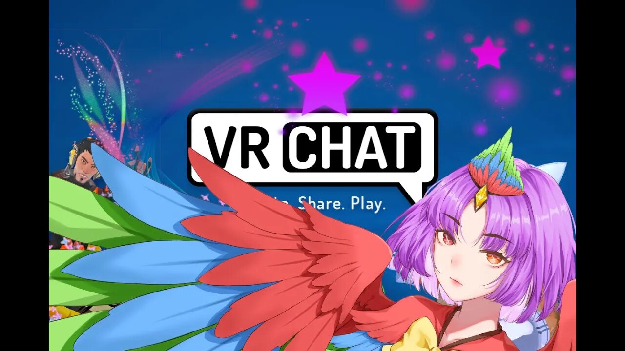 DE/EN Baka Birb taumelt in der VRchat Welt~ Deep Dive with the Birb :3