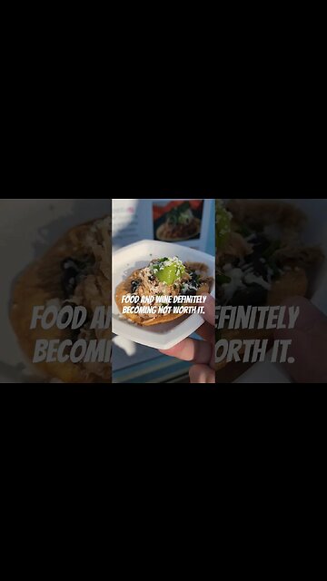 Food And Wine Is It Still Worth It 🤔