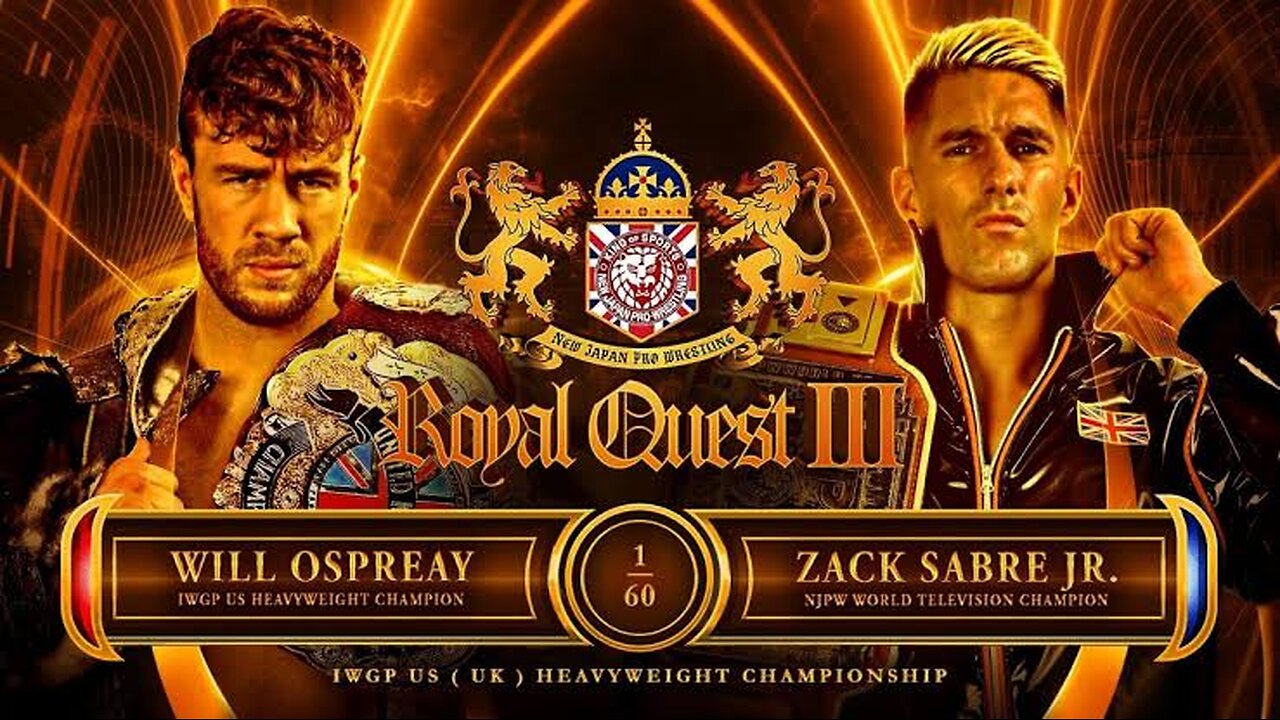 Will Ospreay vs Zack Sabre Jr Royal Quest 2023 Highlights