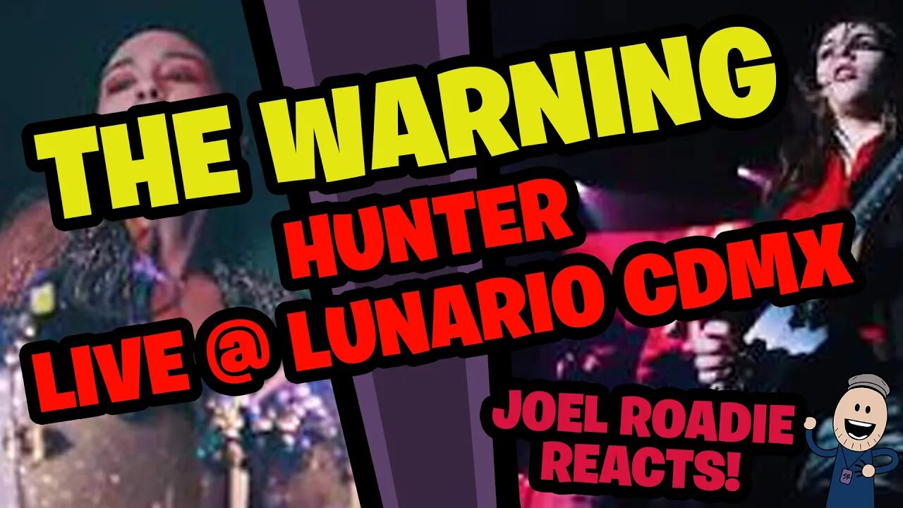 Hunter - THE WARNING - LIVE at Lunario CDMX - Roadie Reacts