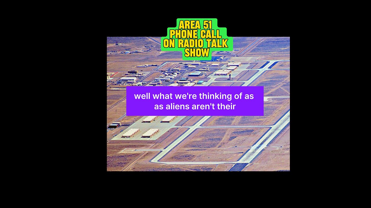 AREA 51 PHONE CALL ON RADIO TALK SHOW