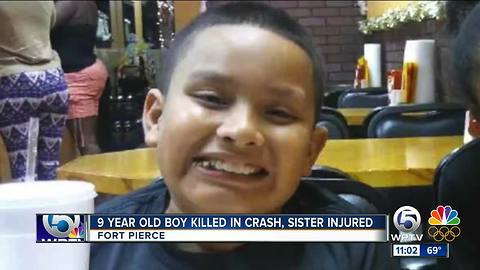 9-year-old Fort Pierce boy killed in Christmas-morning crash on his birthday