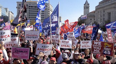 Massive crowd rallies for Trump in Million Maga March
