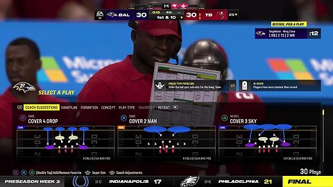 Madden 24: Preseason Final Game Ravens @ Commanders. PS5 4k60fps Performance Mode #premiumgameplay