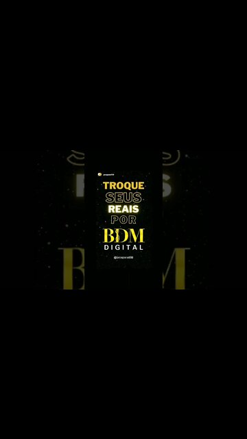 Conheça @BDMercantil!! Único ativo digital com lastro físico!!