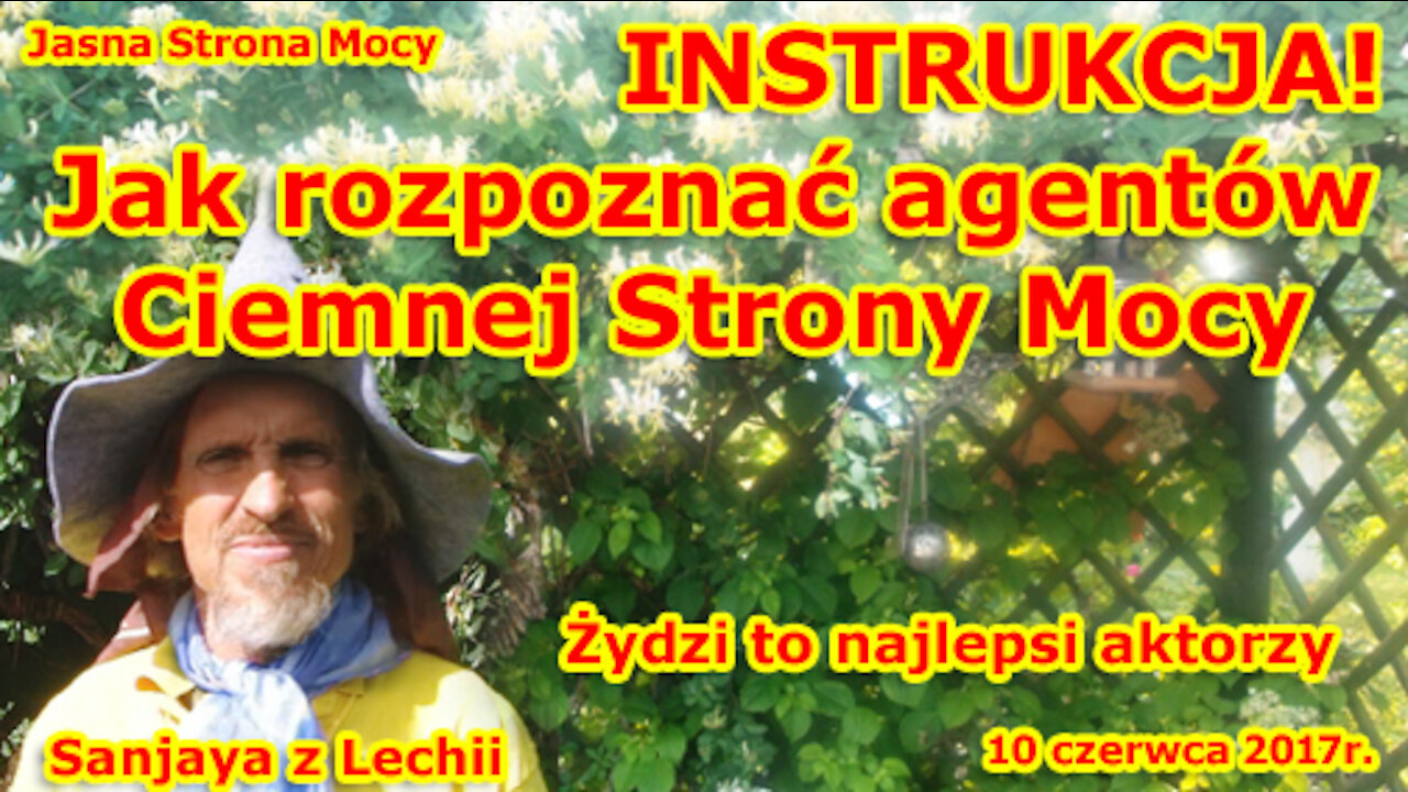 INSTRUKCJA - Jak rozpoznać agentów Ciemnej Strony Mocy! Żydzi to najlepsi aktorzy