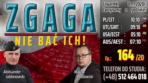 ZGAGA - Olszański, Osadowski NPTV (12.11.2020)