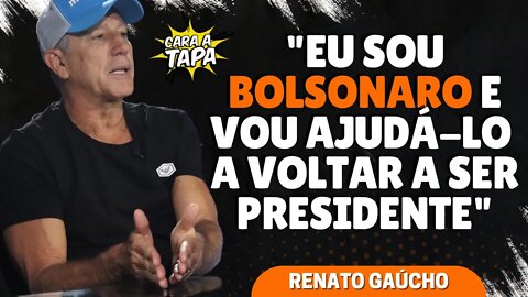 RENATO GAÚCHO SE DIZ FIEL A BOLSONARO MESMO TORNANDO-SE ALVO DE MILITANTES DA IMPRENSA