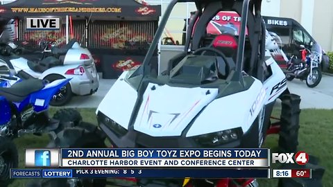 Second annual Big Boy Toyz Expo begins in Punta Gorda