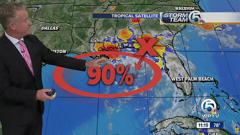 Tropical Storm forming in the Gulf