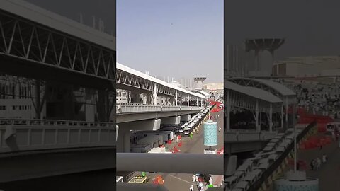 Hajj Day 4 Jamarat train station #jamarat #hajj