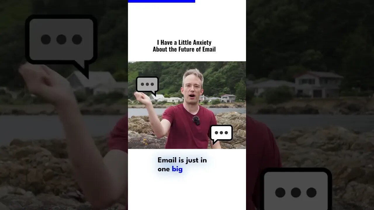 I have a little anxiety about the future of email