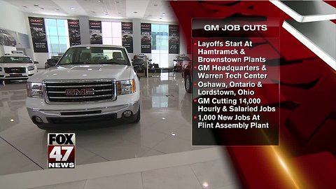 Layoffs expected to begin at select GM plants on Monday