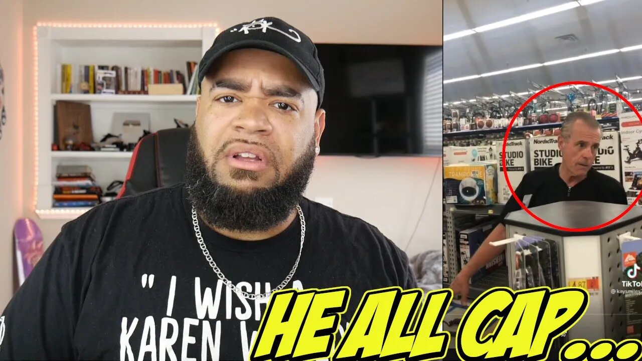 Male KAREN walks into Walmart and starts telling a bunch of lies...