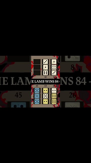 cult of the Lamb trophy beating a rat in a game of chance