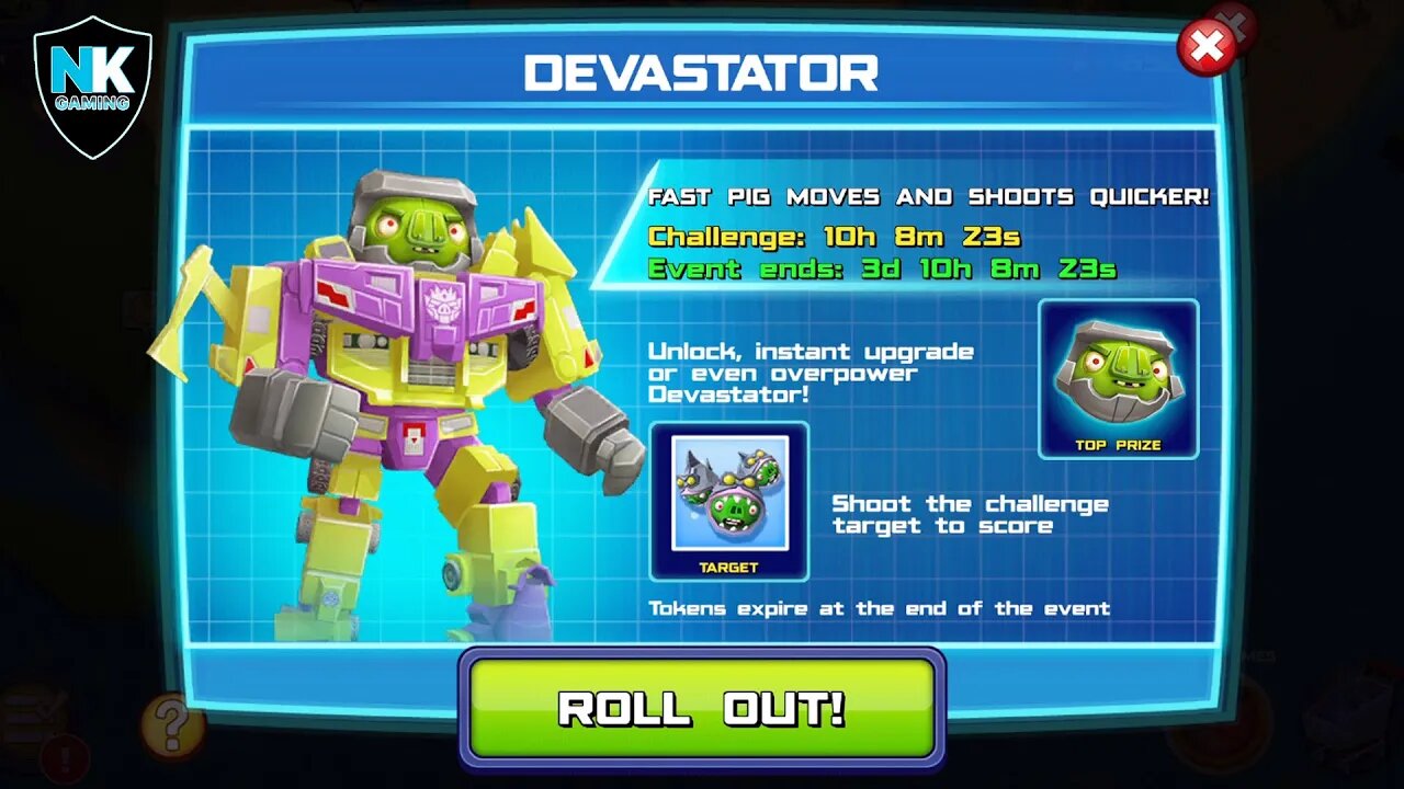 Angry Birds Transformers - Devastator Event - Day 3 - Mission 1
