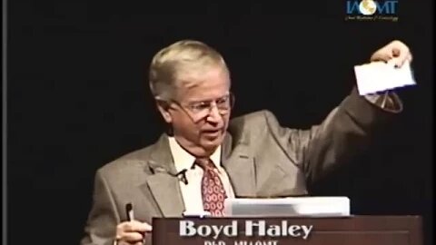 Boyd Haley, PhD discusses common diseases caused by bacteria in our mouths IAOMT 2007 L.V.