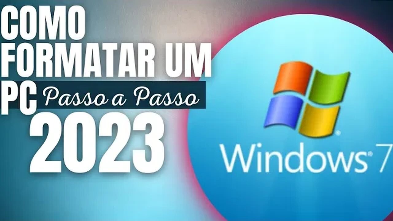 *COMO FORMATAR O WINDOWS 7 SEM PEN DRIVE E CD E SEM PROGRAMA 2023*