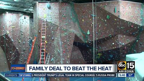Beat the Heat with family at AZ on the Rocks
